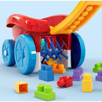 Mega Bloks Block Scooping Wagon Building Set