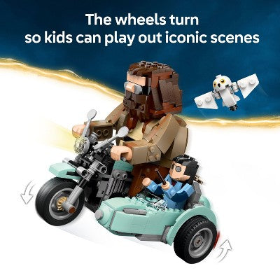 LEGO Harry Potter Hagrid & Harry's Motorcycle Ride Building Toy 76443