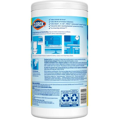 Clorox Lemon Disinfecting Wipes - 100ct