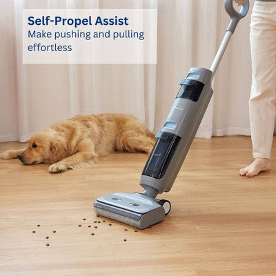 Tineco GO H2O SENSE Cordless Floor Washer with Mess Detection-Titanium Powder Blue: Multipurpose, Hardwood, Hard Floor, 2 Speeds, 0.6L Water Tank