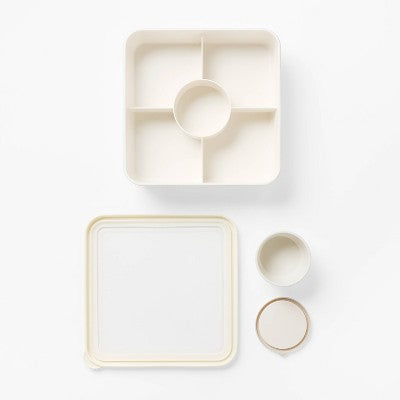 Large Snack Bento Food Storage Container Cream - Figmint