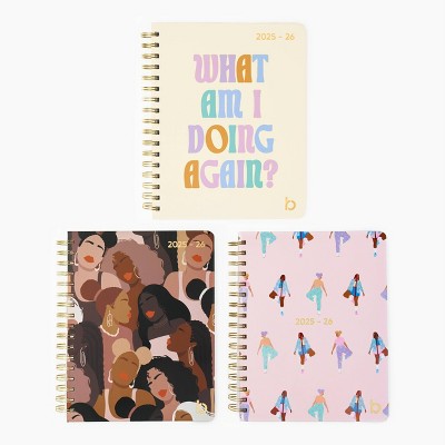 Be Rooted Be Rooted 7"x9" Academic Planner 2025 - 26 All Over Print Purple