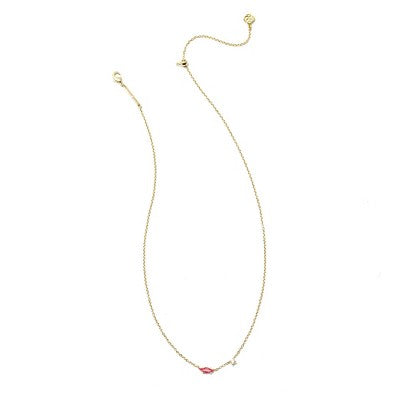 Kendra Scott Meridith Small Pendant Necklace - Red Tigers Eye