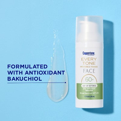 Coppertone Age Defense Every Tone Face Sunscreen - SPF 60+ - 1.7 fl oz