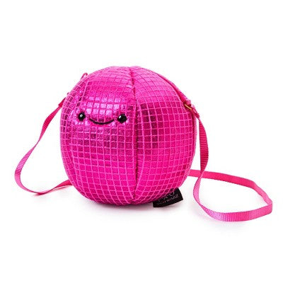FAO Schwarz Toy Plush Purse Disco Ball - Pink
