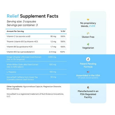 Cheers Relief Next Morning Aid Capsules - 9ct/3 Doses