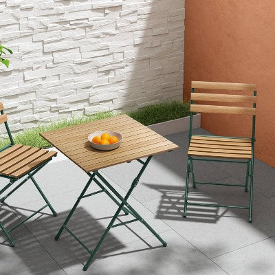 Square Casual Traditional Patio End Table Green - Room Essentials (LOCAL PICKUP ONLY)