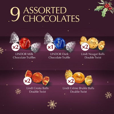 Lindt Calligraphy Christmas Candy Tree Gift - 3.7oz