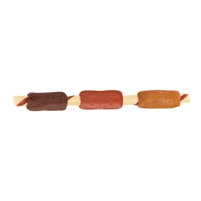 DreamBone Rawhide Free Dream Kabobz with Real Chicken,Beef and Pork Dog Treats - 18ct