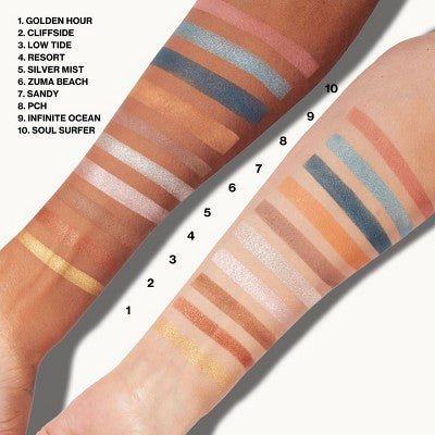 Pacifica Malibu Eye Shadows Palette - 0.2oz