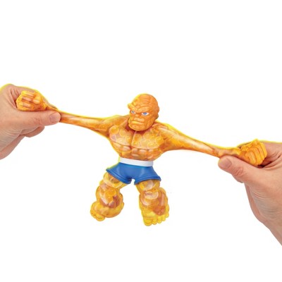 Fantastic 4 Heroes of Goo Jit Zu The Thing Stretchy Figure
