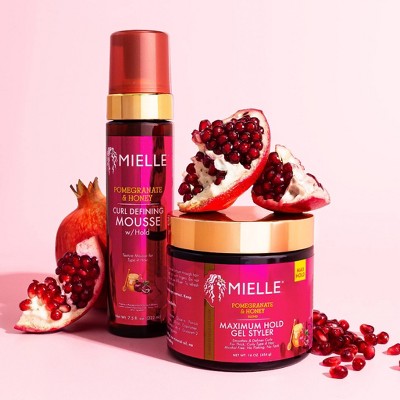 Mielle Organics Pomegranate & Honey Maximum Hold Hair Gel Styler - 16oz