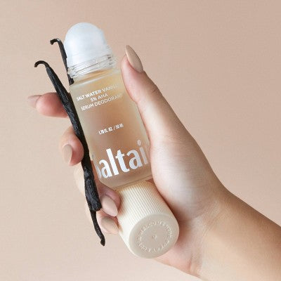 Saltair 5% AHA Serum Roll-On Deodorant - Salt Water Vanilla - 1.7floz