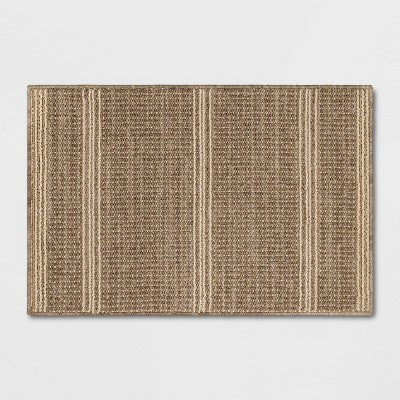 2'x3' Washable Tufted Accent Rug Brown - Threshold (LOCAL PICKUP ONLY)