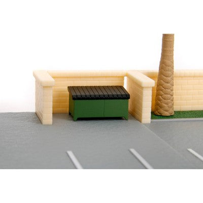 Universal Fast and Furious Hollywood Rides Nanoscene - Toretto's Market & Cafe Vehicle Playset: Toy Vehicle Set with 2 Cars, Plastic