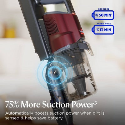 BISSELL PowerClean DualBrush Cordless Stick Vacuum 4196T Pet Hair Pick-Up Black (LOCAL PICKUP ONLY)