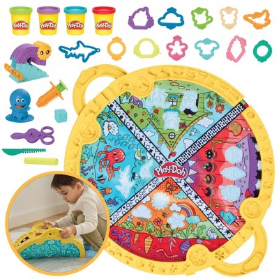 Play-Doh Imagine Anywhere Starter Set Fold N Go Playmat - 24pc