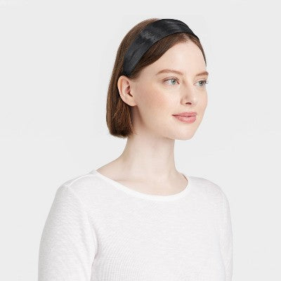 Satin Headwrap - A New Day Black