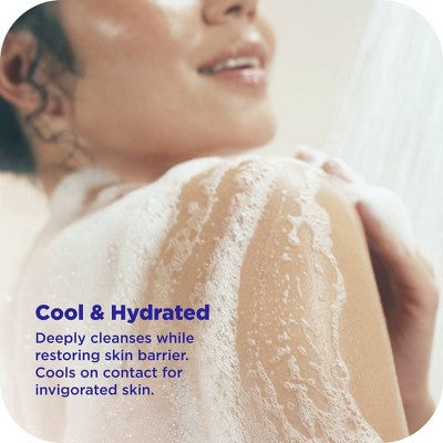 OLLY Cool Mood and Skin Vitamin-Infused Body Wash - Fresh Hinoki Mint - 17 fl oz: Deep Hydration, Paraben-Free, Sulfate-Free, Gel