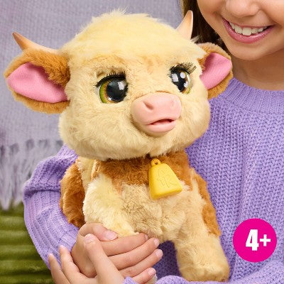 FurReal Friends Maggie the Feed & Follow Cow Stuffed Animal