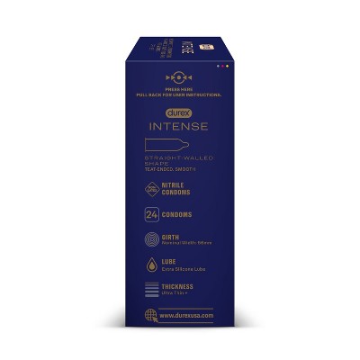 Durex Intense Premium Non-Latex Condoms - 24ct