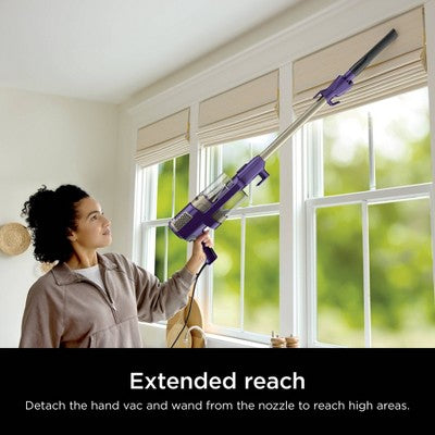 Shark PowerDetect Ultra-Light Corded Stick Vacuum with DuoClean Detect Technology and Self-Cleaning Brushroll Purple HZ4002 (LOCAL PICKUP ONLY)