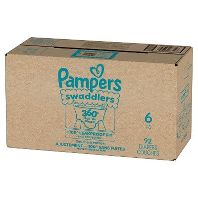 Pampers Swaddlers 360 Disposable Diapers OMS Pack - Size 6 - 92ct