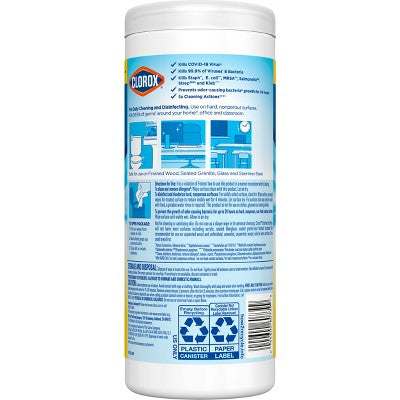 Clorox Lemon Disinfecting Wipes - 50ct