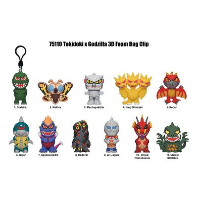 Tokidoki x Godzilla Surprise Bag Clip