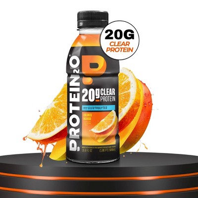 Protein2O 20g Clear Whey Protein Isolate Drink With Electrolytes Orange Mango Non-Caffeinated - 67.6 fl oz/4pk