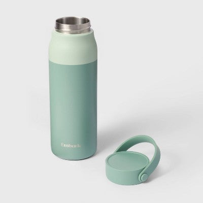 32oz Stainless Steel Hydration Water Bottle - Green - Embark