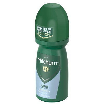 Mitchum Men's Advanced Control Antiperspirant & Deodorant Roll-on Unscented - 3.4oz