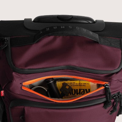 Bagsmart Blast 43L Roller Travel Backpack - Red Currant