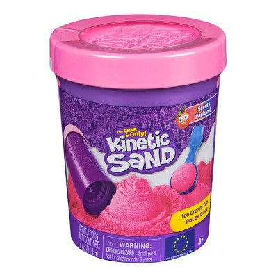 Kinetic Sand Ice Cream Tub Scented Strawberry Sand Art