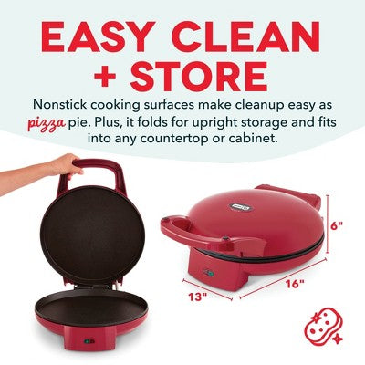 Dash 12" Pizza Maker and 180 Griddle