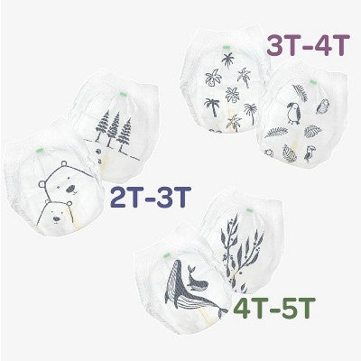 Parasol Clear+Dry Natural Disposable Diaper Pants - 3T-4T - 48ct