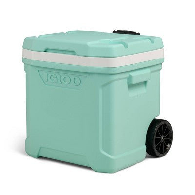 Igloo Latitude 94 Cans/60qt Rolling Cooler - Seafoam