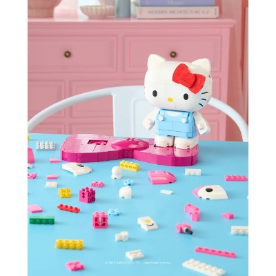 BLDR Deluxe Large-Form Buildable Character - Hello Kitty & My Melody: 742-Piece Plastic Set for Creative Thinking