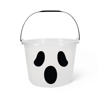 Halloween Bucket Ghost Face - Bullseye's Playground