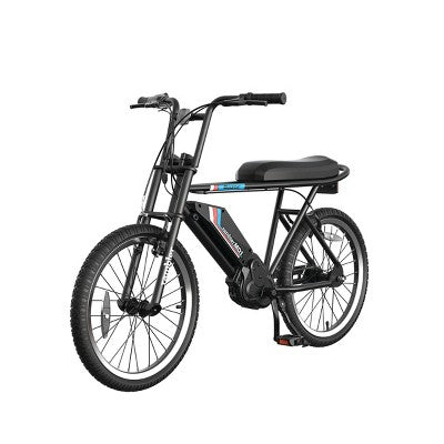 Razor Rambler MD1 Kids Ebike 20" Step-Over Electric Cruiser Bike - Black: Steel Frame, Twist Throttle (LOCAL PICKUP ONLY)