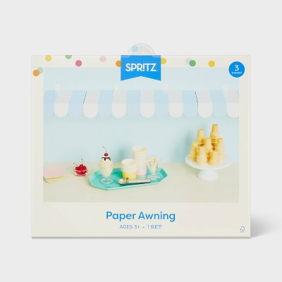 Ice Cream Social Paper Awning - Spritz