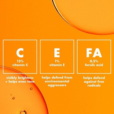e.l.f. SKIN Bright Icon Vitamin C + E + Ferulic Face Serum - 1 fl oz