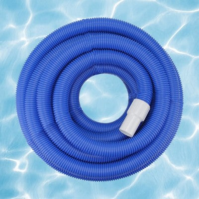 Pool Central Blow-Molded PE In-Ground Swimming Pool Vacuum Hose with Swivel Cuff 50' x 1.5" - Blue (LOCAL PICKUP ONLY)