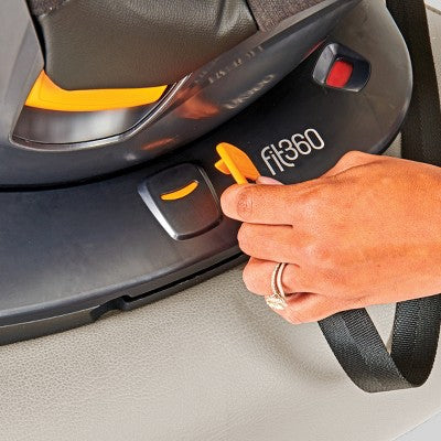 Chicco Fit360 ClearTex Rotating Convertible Car Seat - Obsidian (LOCAL PICKUP ONLY)