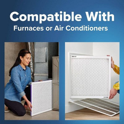 Filtrete 14x14x1 Allergen Bacteria and Virus Air Filter 1500 MPR: Electrostatic Furnace Filter, MERV 12, 3-Month Use
