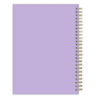 Blue Sky Brook Gossen Planner Notes 5.875"x8.625" Weekly/Monthly Wirebound 12 Month Purple Striped Undated