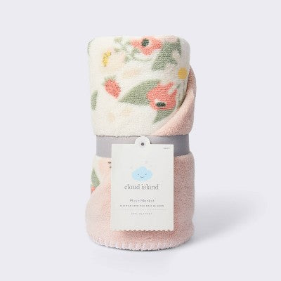 Plush Baby Blanket - Floral - Cloud Island