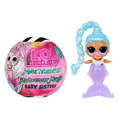 L.O.L. Surprise! Mermaids Makeover Magic Baby Sisters with Color-Change Mermaid Tails