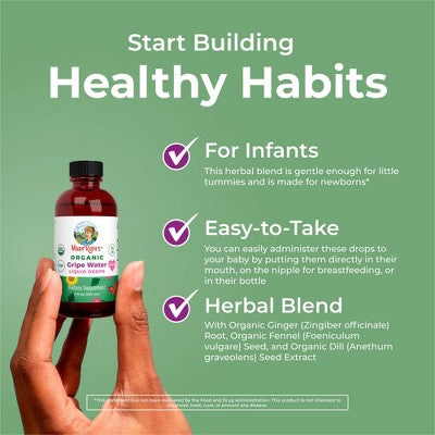 MaryRuth's Organic Gripe Water Liquid Drops - 4 fl oz