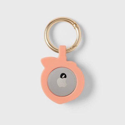 Apple AirTag Silicone Keychain - heyday Peach